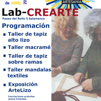 taller programa completo semana artesania en el lab-CREARTE