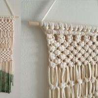 ejemplo tapiz con tecnica macrame 