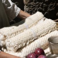 Trabajaremos con lana peinada de origen totalmente local