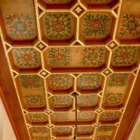 ALFARJE POLICROMADO Y DORADO