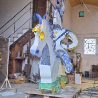 Figura popular destinada a rotonda de acceso a Andújar